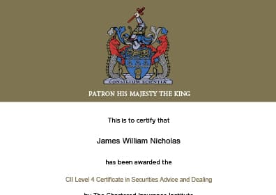 CII Level 4 Certificate in Securities Advice and Dealing