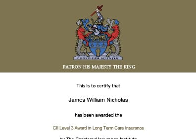 CII Level 3 Award in Long Term Care Insurance