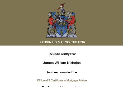 CII Level 3 Certificate in Mortgage Advice