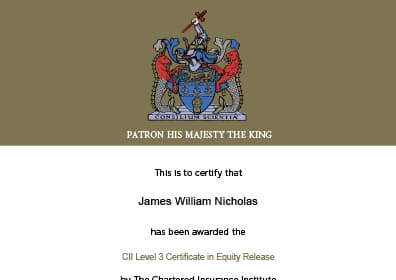 CII Level 3 Certificate in Equity Release